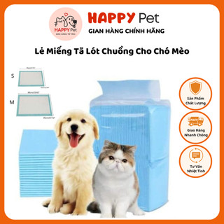 Lẻ miếng tã lót chuồng cho chó mèo - miếng lót chuồng cho chó mèo siêu thấm hút. tách lẻ