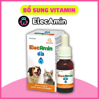 Elecamin db bổ sung các vitamin thiết yếu và acid amin dinh dưỡng ăn ngon cho chim, vẹt, chó, mèo
