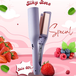 Máy Uốn Tóc Xoăn Sóng Nước Hippie 32mm Silky Store Chất Liệu Gốm Sứ Ceramic Máy Làm Xoăn Sóng Nước Tạo Kiểu Chỉnh Nhiệt