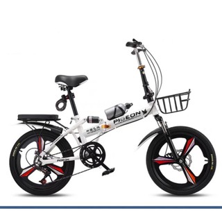 XE ĐẠP GẤP THỂ THAO PIGEON VÀNH ĐÚC DÀNH CHO NAM VÀ NỮ, SIÊU NHẸ DI ĐỘNG_SIZE 20 INCH