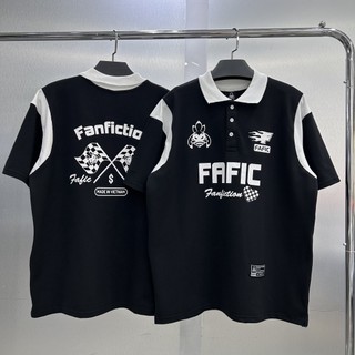 Áo polo cổ trụ FAFIC x PAMIN racing vải thun cotton cao cấp định lượng 250gsm FF018