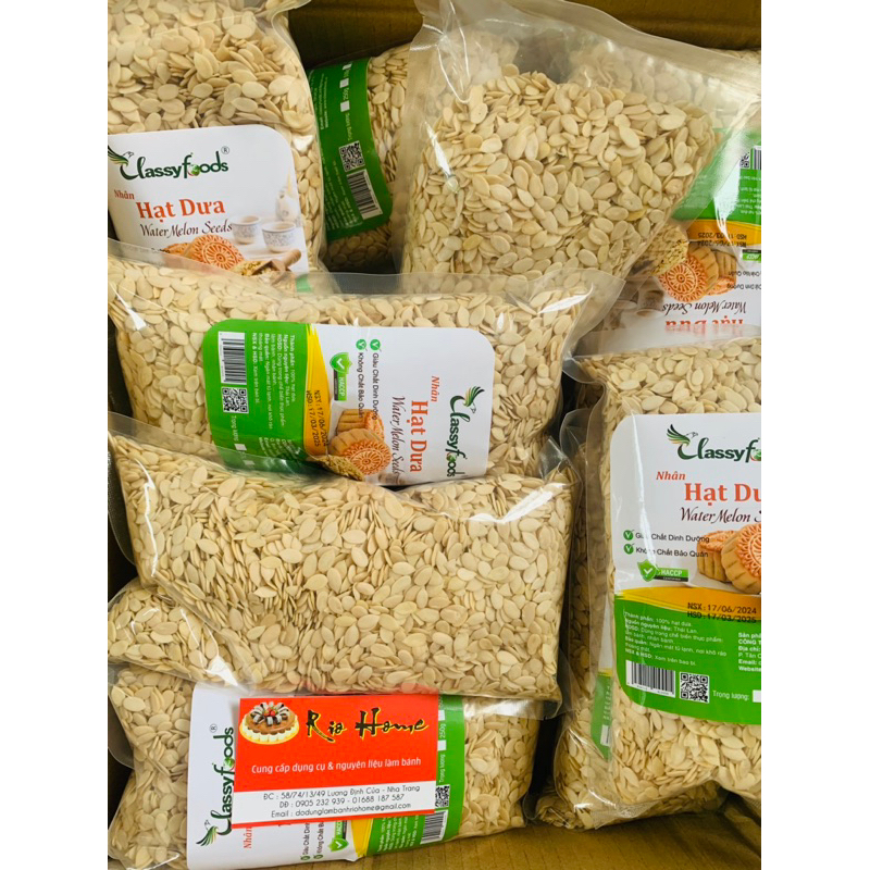 HẠT DƯA TÁCH VỎ 500GR -hàng L1