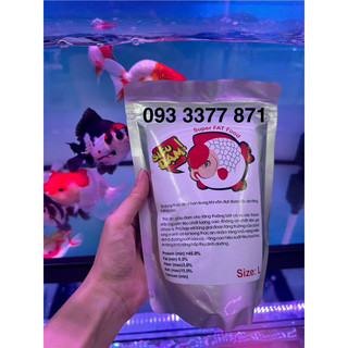 Cám siêu đạm super fat food 45% cho cá cảnh, ranchu, oranda, guppy 500g