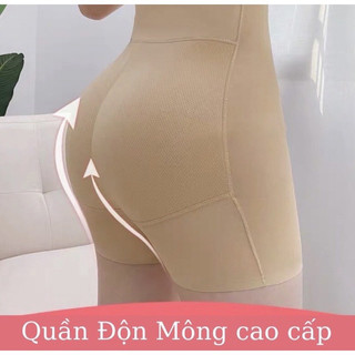 Quần Độn Mông, Quần nâng Mông và Hông cạp cao gen bụng rất đẹp _ Quần độn mông Su mặc váy, áo dài chất đúc su cao cấp