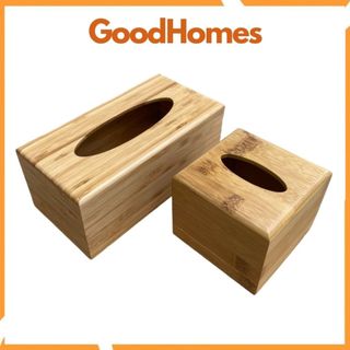 Hộp đựng giấy ăn gỗ tre cao cấp