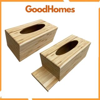 Hộp đựng giấy ăn gỗ tre cao cấp