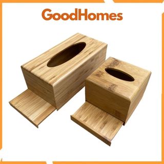 Hộp đựng giấy ăn gỗ tre cao cấp