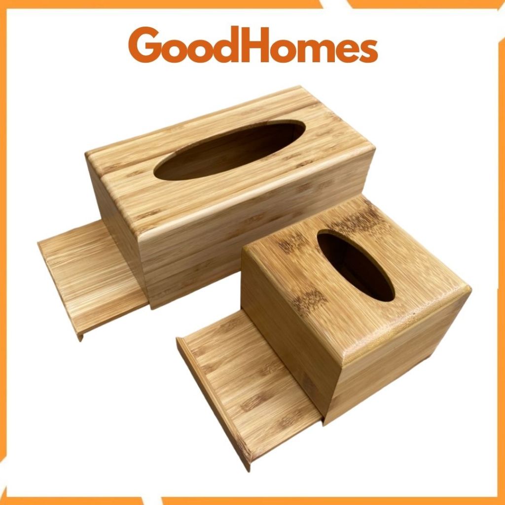 Hộp đựng giấy ăn gỗ tre cao cấp
