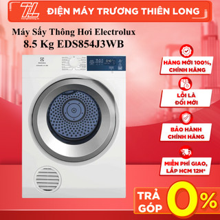 EDS854J3WB - Máy sấy thông hơi Electrolux 8.5 kg Mới 2022 - GIAO TOÀN QUỐC