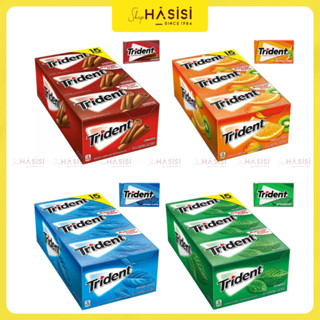 Kẹo Cao Su Không Đường Mỹ TRIDENT - Sugar Free Gum 1.9g x14 (14 Tép)