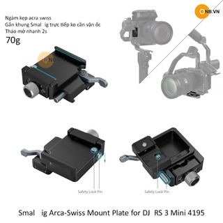 Small-rig arca-swiss mount plate dj-i rs3 mini 4195