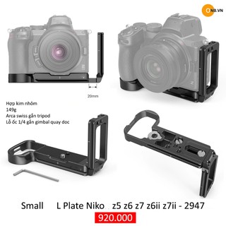 Smal-Rig L Plate Nikon Z5 Z6 Z6II Z7 Z7II - 2947