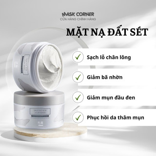 Mặt nạ đất sét Lucenbase BHA 0,5% giảm nhờn, giảm mụn đầu đen 110g