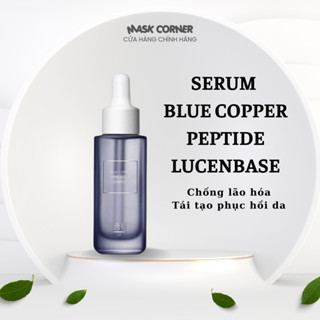  Serum Blue Copper Peptide Elastic Essence LUCENBASE 30ml chống lão hóa dưỡng ẩm giảm viêm phục hồi da căng mịn 
