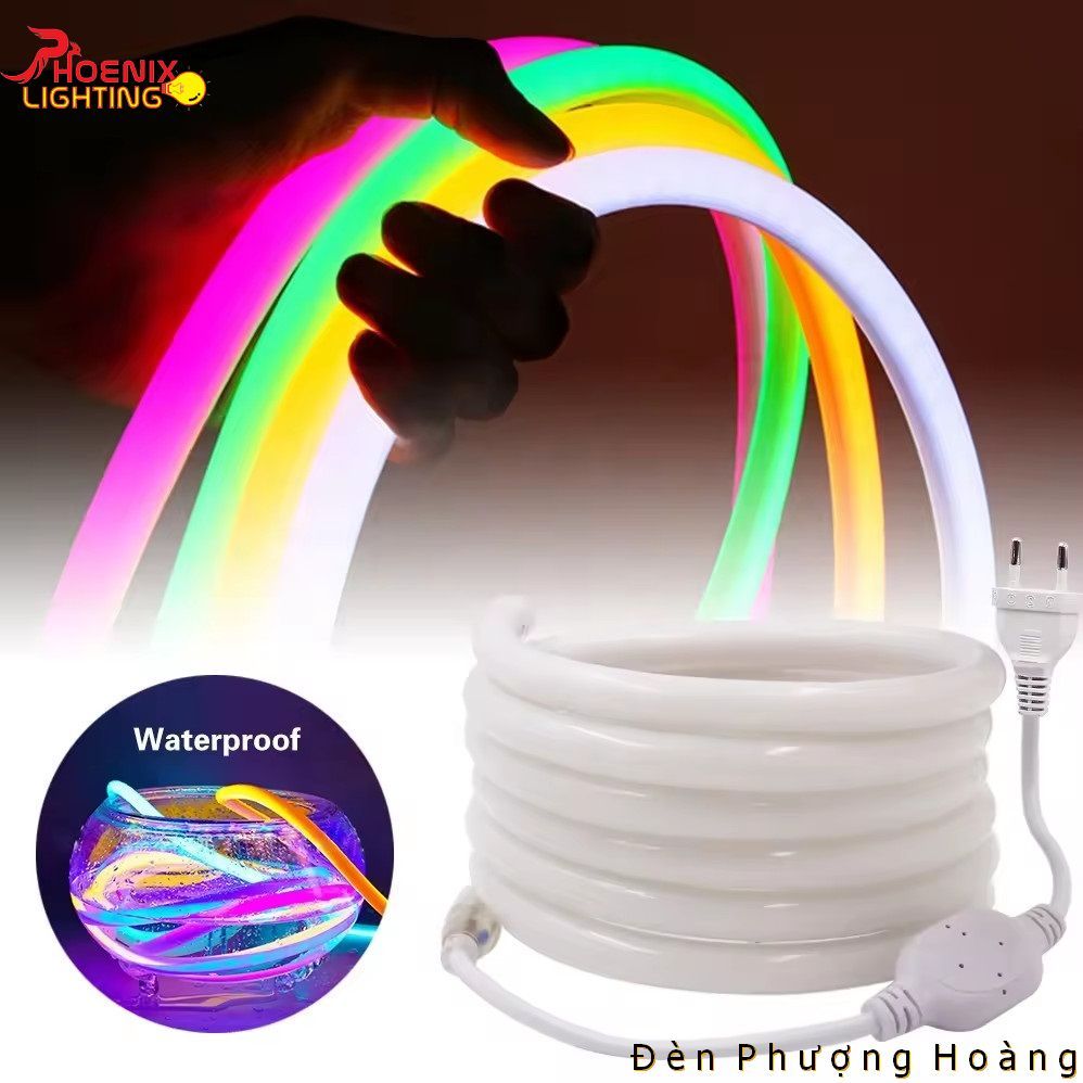 LED DÂY TRÒN 360 ĐỘ CHỐNG NƯỚC – LED NEON FLEX LIGHT 220V