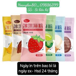 Bột làm kem, Bột làm kem viên siêu tốc , siêu tiện lợi 100g