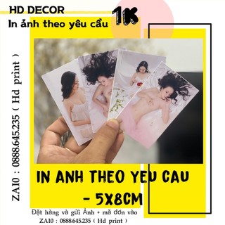 (FREESHIP) In ảnh theo yêu cầu 5X8CM, in 10 tấm tặng thêm 1 tấm