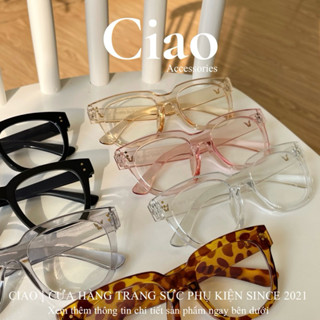 [HOẢ TỐC 1H] Kính mát/ Kính thời trang thiết kế bản vuông mã 17 trendy Ciao accessories