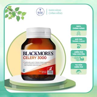 Viên uống giúp giảm đau khớp, viêm khớp hỗ trợ phòng ngừa Gout Celery 3000 Blackmores 50 viên