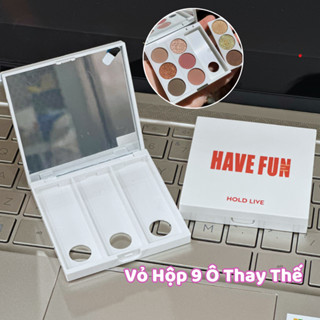  Vỏ hộp phấn 9 ô thay thế và set 3 ô phấn mắt tách lẻ HOLD LIVE - Holdlive 63 ô HL560 