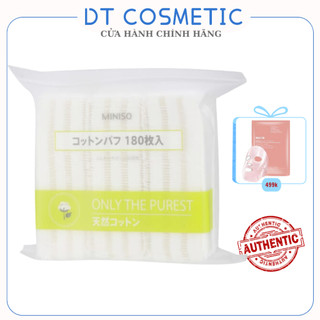 Bông tẩy trang Miniso Nhật Bản 180 miếng
