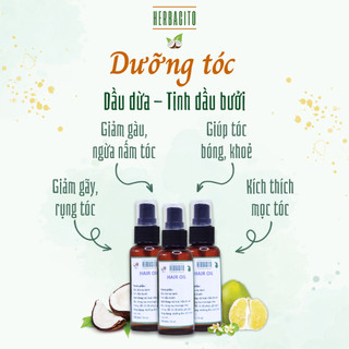 Dưỡng tóc Dầu dừa tinh dầu Bưởi