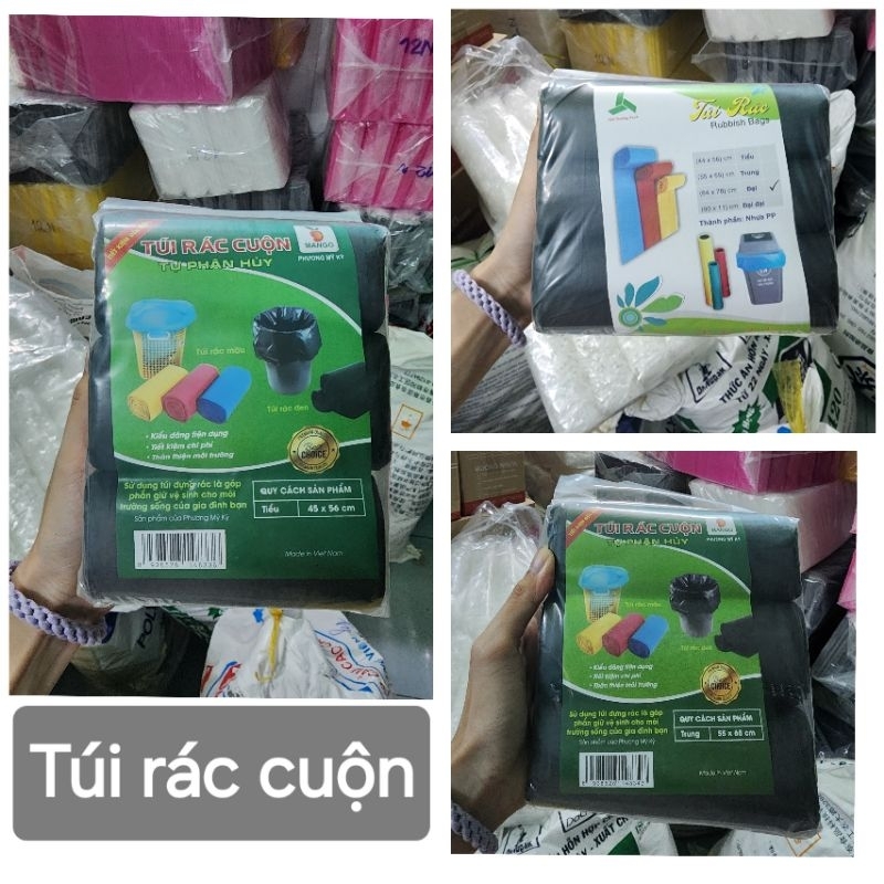 Túi rác cuộn - tiểu trung đại
