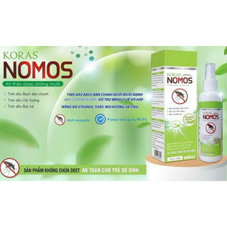 Xịt Chống Muỗi Koras Nomos Côn trùng cắn an toàn cho Bé và Gia Đình