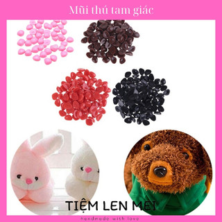 🌸 mũi thú bông dán - các size từ 6x8mm đến 15x20mm 🌸