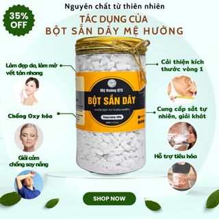 Bột sắn dây nguyên chất nhà làm thanh lọc giải nhiệt mệ hường quảng trị 2 ký, 1 ký