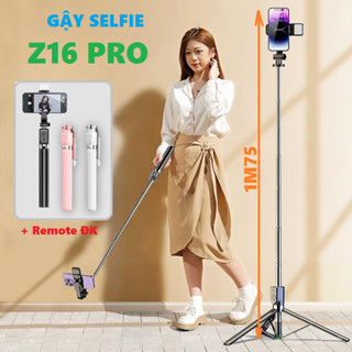 Gậy chụp hình ảnh selfie 3 chân chắc chắn có điều khiển từ xa kèm đèn led trợ sáng cao cấp xoay 360 độ, gậy livestream