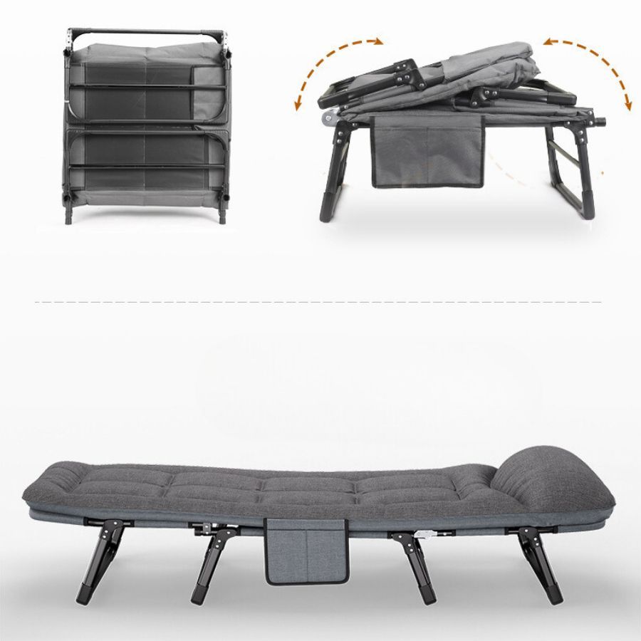 Ghế bập bênh đôi thư giãn ghế lười sofa Giường ngủ văn phòng Giường xếp văn phòng ngủ trưa gấp gọn | BigBuy360 - bigbuy360.vn