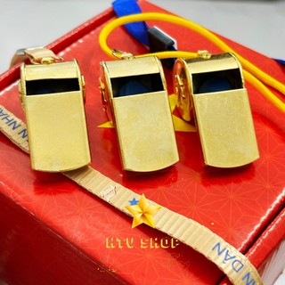 Còi đồng trọng tài, còi đồng thể thao, còi GT, hàng cốt đồng xịn, thổi kêu to, hạt xốp