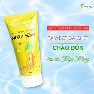 Gel tẩy tế bào chết nhân sâm n – collagen, với tinh chất từ nhân sâm giúp làm sạch tế bào da chết. mang đến cho bạn một
