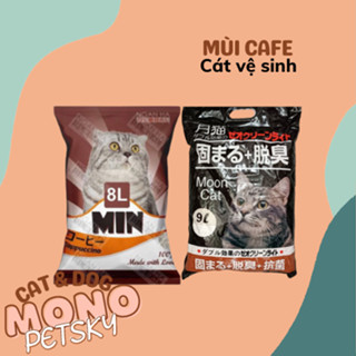  Cát vệ sinh cho mèo mùi cà phê - Cát MIN - Cát Moon nhật 