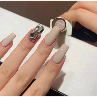 Sơn gel màu ghi sữa sơn gel màu xám ghi làm nail G26