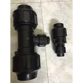 Tê thu +góc đều +tê đều + măng xông +20-25-32 hdpe: