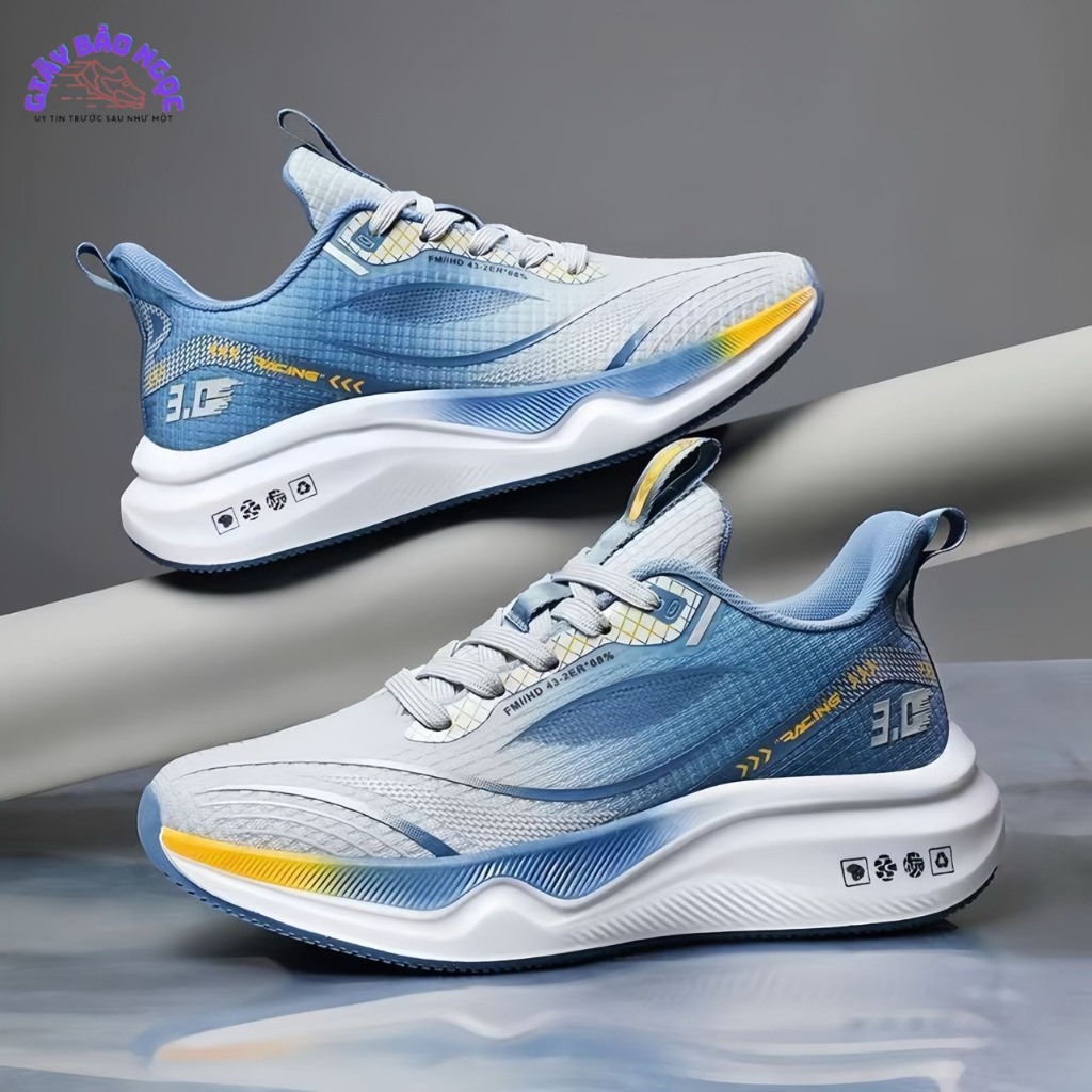 Giày Thể Thao Nam Sneaker RACINGG 3.0 Vải Sợi Thoáng Khí Thời Trang