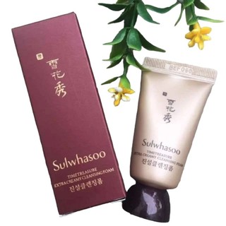 Sữa rửa mặt Sulwhasoo thông đỏ tuýp 15ml