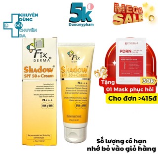 Kem chống nắng fixderma shadow spf 50+ cream 75g