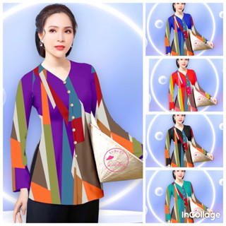 Áo Bà Ba phối màu -áo bà ba ngũ sắc-bà ba thầy (áo lẻ không kèm quần)