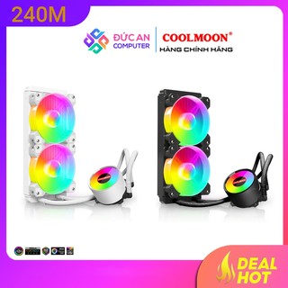 Tản Nhiệt Nước All in One Coolmoon ICEMOON 240 Argb - Tự Động Đổi Màu / Đồng Bộ Hub Coolmoon / Mainboard