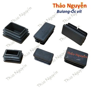 Nút bịt đầu sắt hộp trong 10x20,13x26,15x30, 20x40,25x50, 30x60, 40x80, nút nhựa bịt chân bàn ghế
