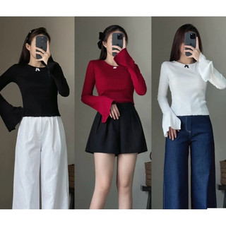 áo thun tay loe nơ cổ tròn bigsize 40-120kg