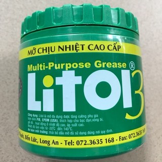 Xã Kho@ Mỡ bò chịu nhiệt cao cấp - mỡ lithium - Litol3