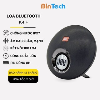Loa bluetooth K4+ ,loa nghe nhạc bluetooth xách tay,giá rẻ,chống nước,công nghệ blutooth 5.0 BINTECH
