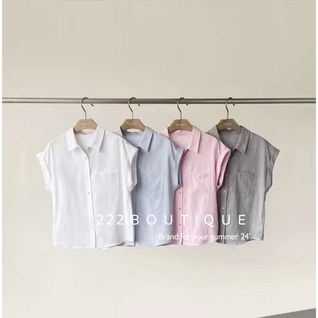 Áo sơ mi kẻ basic simnice 5676