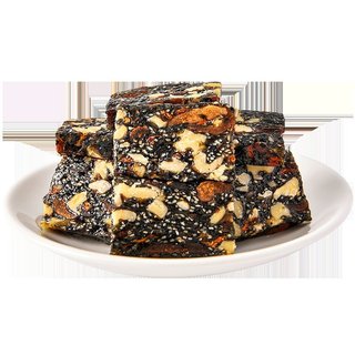 Combo 1000g bánh óc chó mè đen táo đỏ/bánh mè đen dinh dưỡng siêu hạt mè đen,táo đỏ, óc chó, kỷ tử ít ngọt