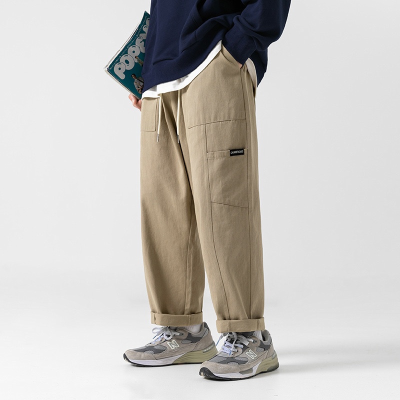 Quần kaki nam ống rộng jogger pants phong cách hàn quốc J2123