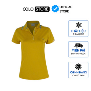 Áo thun thể thao nữ cổ vải COLO Vàng mù tạt CL1606778